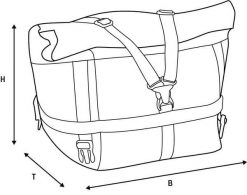 Torba tylna OXFORD Atlas T-20 Advanced Tour Pack 20 l. Czarne torby na ramię OXFORD, bez wzorów, na ramię, bez dodatków. Za 714.50 zł.
