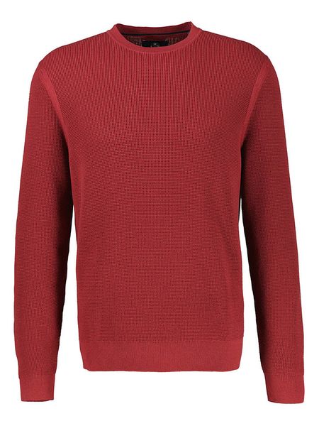 Lerros Sweter w kolorze czerwonym rozmiar: M. Czerwone swetry nierozpinane Lerros, m, bez wzorów, bez kołnierzyka, bez ramiączek. Za 164.95 zł.