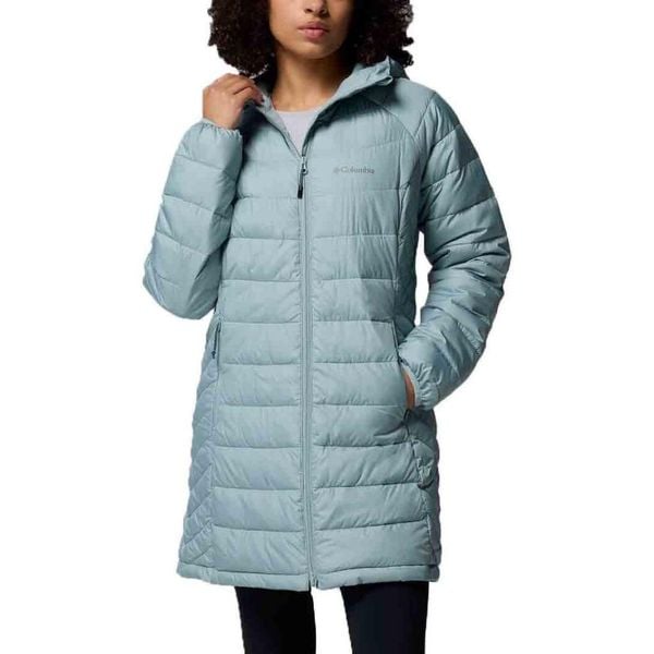 Kurtka COLUMBIA POWDER LITE II MID JACKET Niebieski. Niebieskie kurtki Columbia, bez wzorów, z syntetyku, bez kaptura. Za 566.99 zł.