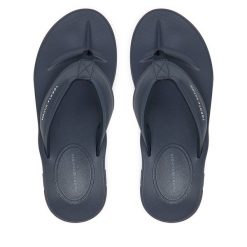 Japonki Tommy Hilfiger. Niebieskie japonki Tommy Hilfiger, bez wzorów. Za 219.99 zł.