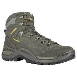 Buty trekkingowe męskie Lowa Renegade Evo Ll Mid. Szare buty trekkingowe Lowa, bez wzorów, z materiału, za kostkę, bez zapięcia. Za 1,029.00 zł.