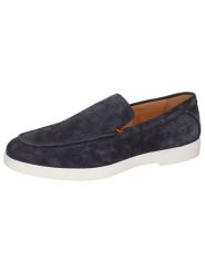 MELVIN & HAMILTON Skórzane mokasyny "Drake 2" w kolorze granatowym rozmiar: 39. Niebieskie botki sznurowane Melvin & Hamilton, bez wzorów, bez obcasa, bez zapięcia. Za 434.99 zł.