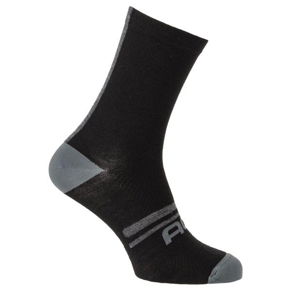 Zimowe skarpetki rowerowe z wełny merino czarne 22 cm. Czarne skarpety AGU, bez wzorów, z materiału. Za 127.85 zł.