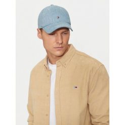Czapka z daszkiem Tommy Hilfiger. Niebieskie czapki z daszkiem Tommy Hilfiger, bez wzorów. Za 139.99 zł.