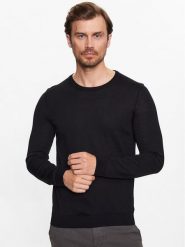 Boss Sweter 50468239 Czarny Slim Fit. Czarne swetry rozpinane Boss, m, bez wzorów, z wełny, bez kołnierzyka, bez ramiączek. Za 359.99 zł.
