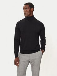 Pierre Cardin Golf C5 50703.5037 Czarny Regular Fit. Czarne golfy Pierre Cardin, m, bez wzorów, z wełny, bez kołnierzyka, bez ramiączek. Za 289.99 zł.