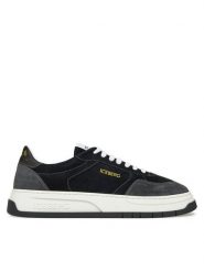 Iceberg Sneakersy IU17240B Czarny. Czarne buty sportowe casual ICEBERG, bez wzorów, ze skóry, bez zapięcia. Za 639.99 zł.
