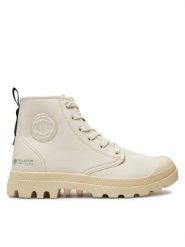 Palladium Trapery Pampa Hi Re Lth 74378-116-M Biały. Białe trapery Palladium, ze skóry, bez zapięcia. Za 288.99 zł.