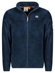 Geographical Norway Kurtka polarowa "Timple" w kolorze granatowym rozmiar: M. Niebieskie kurtki Geographical Norway, m, bez wzorów, z polaru, bez kaptura. Za 87.40 zł.