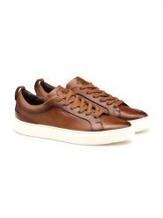 LLOYD Skórzane sneakersy w kolorze jasnobrązowym rozmiar: 42. Brązowe buty sportowe casual Lloyd, bez wzorów, bez zapięcia. Za 438.95 zł.