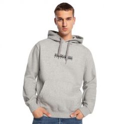 Bluza sportowa męska Napapijri B-box H. Szare bluzy bez kaptura Napapijri, m, bez wzorów, bez kaptura. Za 181.62 zł.