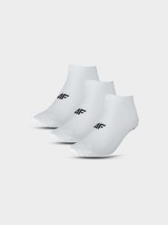 4F Skarpety casual przed kostkę (5-pack) męskie - białe 39-42. Białe skarpety 4F, bez wzorów, z bawełny. Za 54.99 zł.