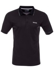 Regatta Funkcyjna koszulka polo "Maverick V" w kolorze czarnym rozmiar: 3XL. Czarne koszulki polo Regatta, bez wzorów, z materiału, bez ramiączek, outdoorowe. Za 41.95 zł.