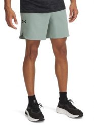 Under Armour Szorty sportowe "Vanish Elite" w kolorze zielonym rozmiar: L. Zielone krótkie spodenki sportowe Under Armour, l, bez wzorów, z materiału. Za 158.10 zł.