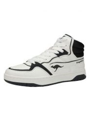 Kangaroos Sneakersy "K-Draft Tony Mid" w kolorze czarno-białym rozmiar: 45. Białe buty sportowe casual Kangaroos, bez wzorów, bez zapięcia. Za 173.99 zł.