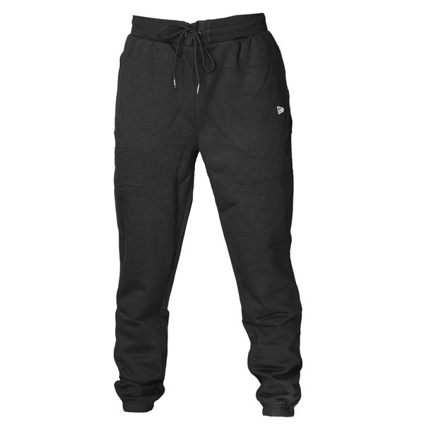 Spodnie sportowe męskie New Era Essentials Joggers. Czarne joggery i bojówki New Era, m, bez wzorów, z bawełny, sportowe. Za 258.60 zł.