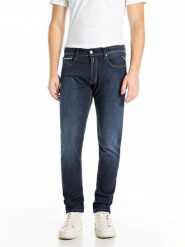 Replay Dżinsy "Grover" - Slim fit - w kolorze granatowym rozmiar: W32/L34. Niebieskie jeansy Replay, l. Za 340.99 zł.