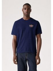 Levi's Koszulka w kolorze granatowym rozmiar: L. Niebieskie bezrękawniki Levi's®, l, bez wzorów, z bawełny, bez kołnierzyka, bez ramiączek. Za 101.94 zł.