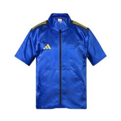 Kurtka bokserska dla trenera adidas. Niebieskie kurtki Adidas, bez wzorów, bez kaptura. Za 274.00 zł.