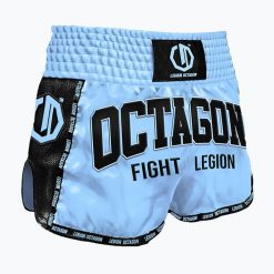 Spodenki treningowe Octagon KickboxingMuay Thai Legion Fight Legion Premium. Niebieskie krótkie spodenki sportowe OCTAGON, bez wzorów. Za 159.99 zł.