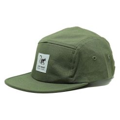 Czapka 5-panelowa - Płaski daszek - Jockey / Rozmiar uniwersalny (Zielony). Zielone czapki z daszkiem SURF MONKEY, bez wzorów. Za 139.95 zł.