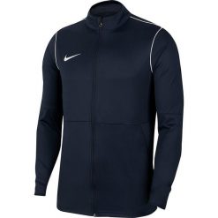 Nike Dry Park 20 TRK JKT K Juniorska bluza z zamkiem, 100% poliester. Niebieskie bluzy Nike, bez wzorów, z poliesteru, bez kaptura. Za 99.99 zł.