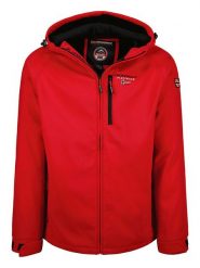 Geographical Norway Kurtka softshellowa "Takito" w kolorze czerwonym rozmiar: L. Czerwone kurtki outdoor i hardshell Geographical Norway, l, bez wzorów, bez kaptura. Za 203.45 zł.