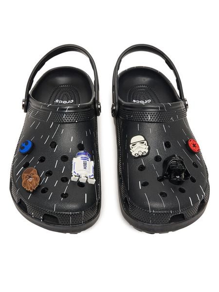 Crocs Klapki Star Wars™ Hyperspace Classic Clog 213002 Czarny. Czarne klapki Crocs, z tworzywa sztucznego. Za 299.99 zł.