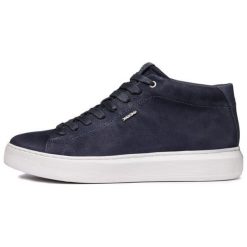 Geox Tenisówki Męskie Do Kostki Deiven 45 Ciemnoniebieskie. Trampki Geox. Za 559.00 zł.