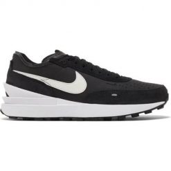 Buty do chodzenia męskie Nike Waffle One Ltr. Czarne buty sportowe casual Nike, bez wzorów, z gumy, bez zapięcia. Za 465.00 zł.
