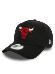 New Era Czapka z daszkiem Patch Chicago Bulls 9FORTY E-Frame 60580707 Czarny. Czarne czapki z daszkiem New Era, bez wzorów, z bawełny. Za 99.99 zł.