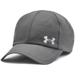 Czapka z daszkiem męska Under Armour Iso_Chill Launch Adj. Szare czapki z daszkiem Under Armour, bez wzorów. Za 95.99 zł.