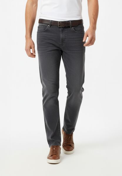 Grafitowe jeanys, Regular, D-JERRY 61. Szare spodnie materiałowe Volcano, na co dzień, m, bez wzorów, z jeansu, wizytowe. Za 189.99 zł.