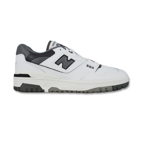 Sportowe Buty Uniseks Sneakersy New Balance 550 Dark Grey Niskie BB550WTG. Białe buty do koszykówki New Balance, bez zapięcia, do koszykówki. Za 788.89 zł.