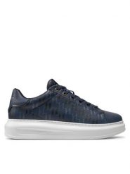 KARL LAGERFELD Sneakersy KL52572 Granatowy. Niebieskie buty sportowe casual KARL LAGERFELD, bez wzorów, ze skóry, bez zapięcia. Za 679.99 zł.