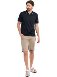 Rukka Koszulka polo "Palopuro" w kolorze granatowym rozmiar: S. Niebieskie koszulki polo Rukka, s, bez wzorów, bez kołnierzyka, bez ramiączek. Za 48.39 zł.