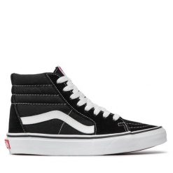 Tenisówki Vans. Czarne trampki Vans, bez wzorów, bez zapięcia. Za 259.99 zł.