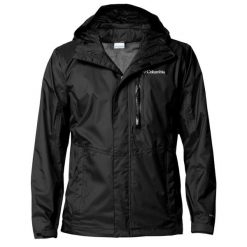 Kurtka trekkingowa męska Columbia Adventure Iii. Czarne kurtki Columbia, na wiosnę, m, bez wzorów, z syntetyku, z kapturem. Za 399.99 zł.