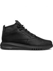 Geox Sneakersy "Aerantis" w kolorze czarnym rozmiar: 43. Czarne buty sportowe casual Geox, bez wzorów, z materiału, bez zapięcia. Za 330.20 zł.