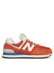 New Balance Sneakersy U574VPA Pomarańczowy. Brązowe buty sportowe casual New Balance, bez wzorów, ze skóry, bez zapięcia. Za 379.99 zł.