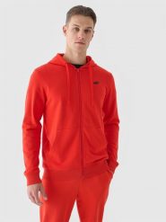 4F Bluza dresowa rozpinana z kapturem męska - czerwona 3XL. Czerwone bluzy z kapturem 4F, m, bez wzorów, z bawełny, z kapturem. W wyprzedaży za 89.99 zł.