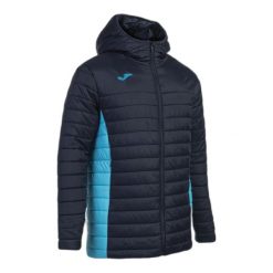 Kurtka z kapturem Joma Urban V. Niebieskie kurtki Joma, na zimę, m, bez wzorów, z materiału, z kapturem. Za 443.00 zł.