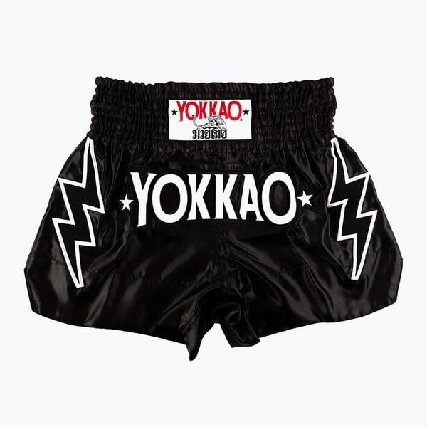 Spodenki treningowe męskie YOKKAO Stadium CarbonFit. Czarne krótkie spodenki sportowe YOKKAO, m, bez wzorów, z materiału. Za 239.99 zł.