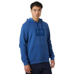 Bluza do chodzenia męska Helly Hansen 53289636. Niebieskie bluzy z kapturem Helly Hansen, l, bez wzorów, z kapturem. W wyprzedaży za 309.30 zł.