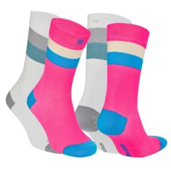 Lekkie skarpety kompresyjne sportowe z ochroną przed pęcherzami - Sevilla SC. Białe skarpetki sportowe Norfolk, bez wzorów, z elastanu. Za 149.99 zł.