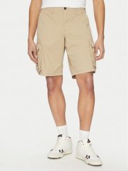 Gap Szorty materiałowe 880822-00 Khaki Relaxed Fit. Brązowe szorty GAP, m, bez wzorów, z bawełny. Za 139.99 zł.