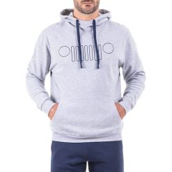 Bluza w kolorze jasnoszarym. Bluzy z kapturem marki Jeep. W wyprzedaży za 112.95 zł.