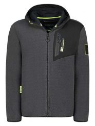 Geographical Norway Kurtka polarowa "Tenergie" w kolorze szarym rozmiar: S. Szare kurtki Geographical Norway, s, bez wzorów, z polaru, bez kaptura. Za 152.98 zł.