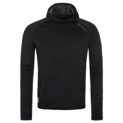 Lekka bluza męska Kilpi AILEEN-M. Czarne bluzy z kapturem Kilpi, m, bez wzorów, z materiału, z kapturem. Za 152.50 zł.