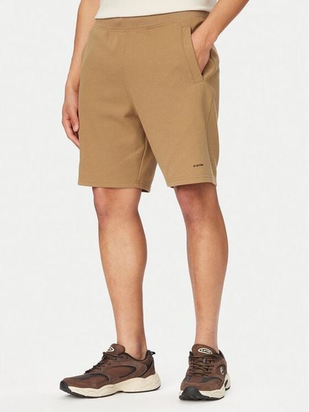 G-Star Raw Szorty sportowe D29112-E383 Beżowy Slim Fit. Brązowe krótkie spodenki sportowe G-Star Raw, m, bez wzorów, z bawełny. Za 215.99 zł.